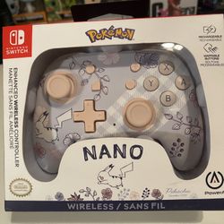 PowerA Enhanced Wireless Controller for Nintendo Switch - Pikachu Garden