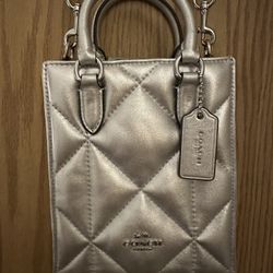 Coach Handbag - Silver 