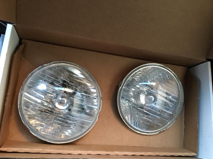 OEM Jeep Wrangler JK headlights