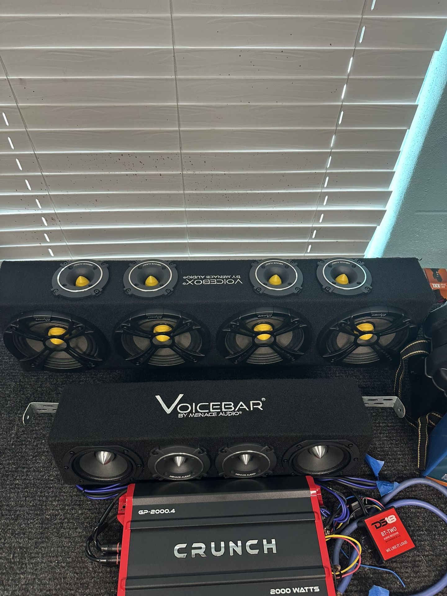 Speakers And Amp With Bluetooth