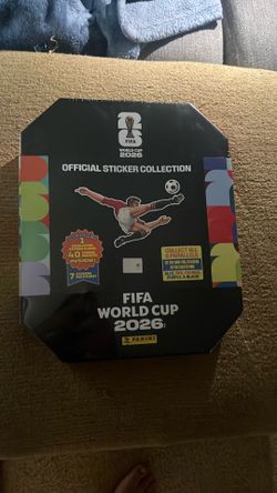 SEALED FIFA World Cup hard cover sticker collection box