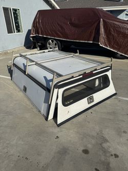 SNUGtop UT Pro White 3 Doors Work Camper Shell Long Bed Toyota Tacoma 