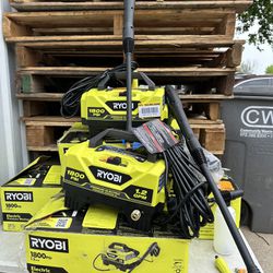 RYOBI 1800 PSI 1.2 GPM Cold Water Corded Electric Pressure Washer Used all parts $75 each $75