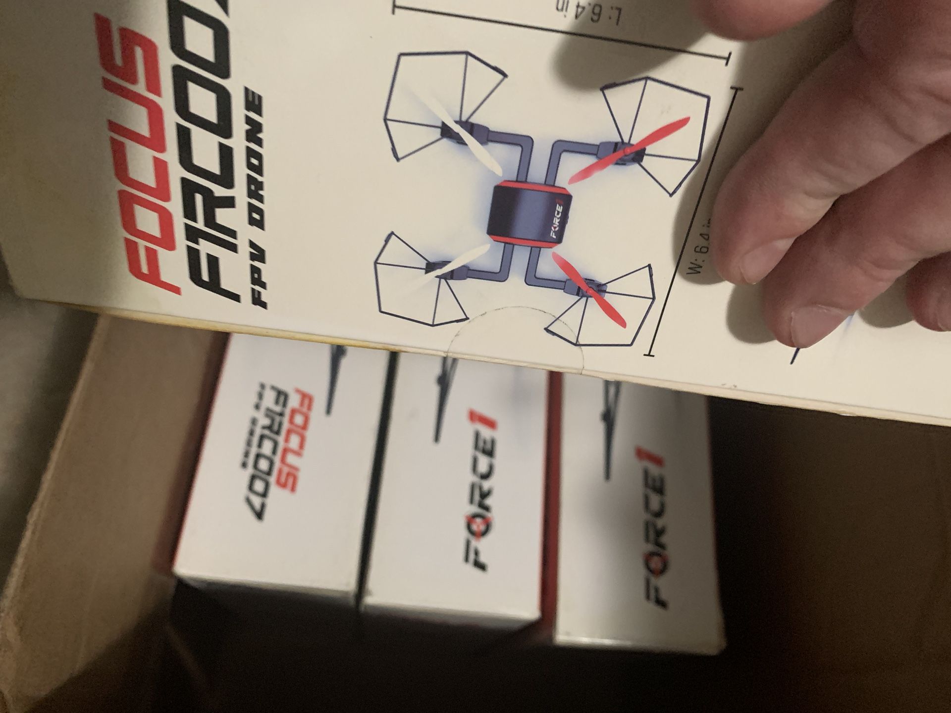 CASE of 4 force1 F1 rc007 drones with FPV all BRAND NEW IN BOX