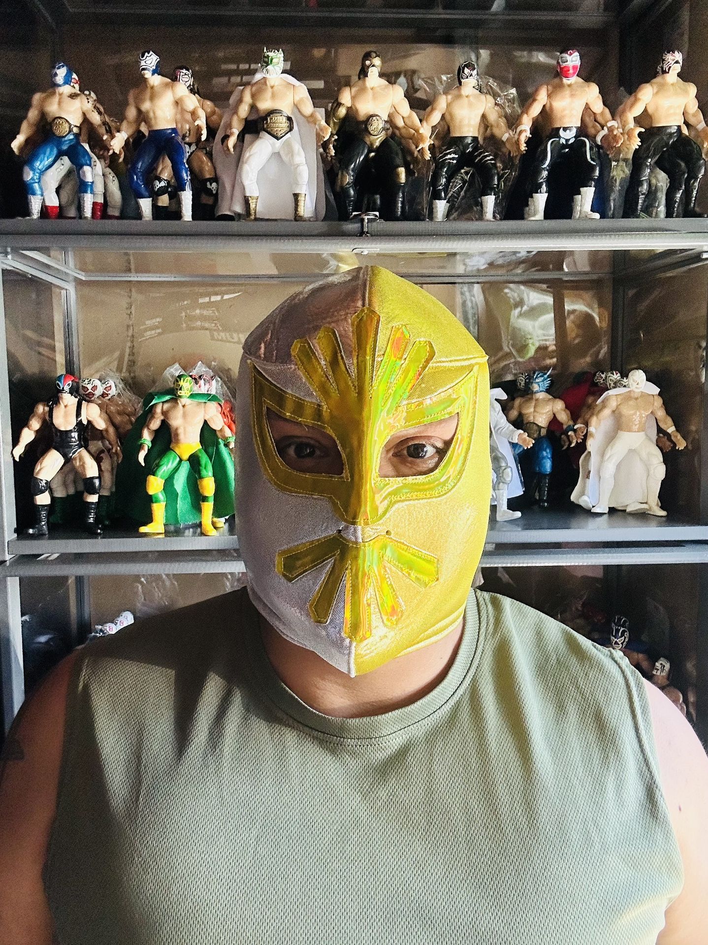 Mistico Lucha Libre Mask Mexican Wrestling Adult Luchador Costume  Luchadores  Brand new mask, adult size, 100% polyester, String tie back.  PLEASE RE