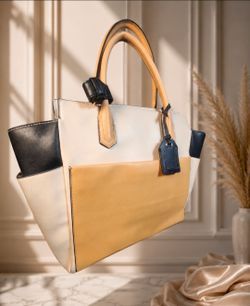 REED Colorblock Tote Handbag