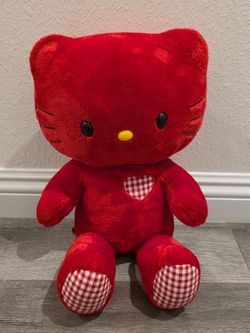 Hello Kitty Red Gingham Plush Build A Bear Limited Edition
