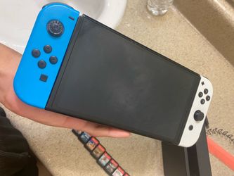 Nintendo switch oled and games
