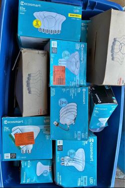 full box of light bulbs