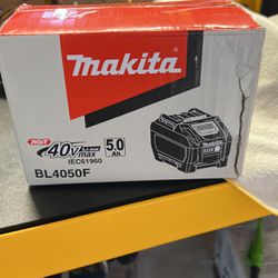 Makita XGT40V LI-iON Max Bl4050f 5.0ah Battery