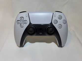 White Sony PS5 DualSense Controller with Hall-Effect Joysticks - Tested and Cleaned