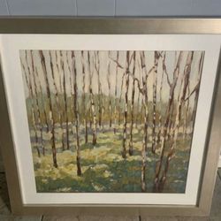 24x24 Glass Framed Layered Wall Art