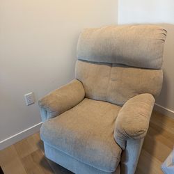 Beige Recliner