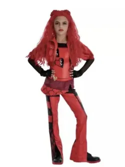 LIKE NEW DISNEY Descendants: The Rise of Red DELUXE COSTUME LARGE 12-14