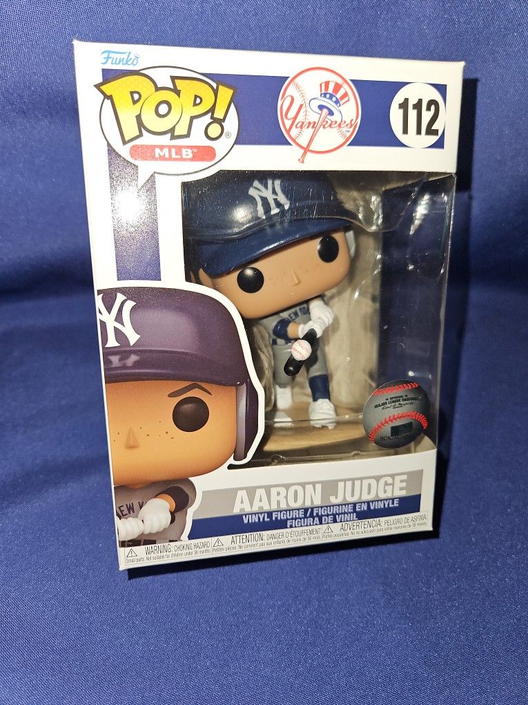 FUNKO POP! AARON JUDGE NEW YORK YANKEES MLB VINYL FIGURE #112 [Away]