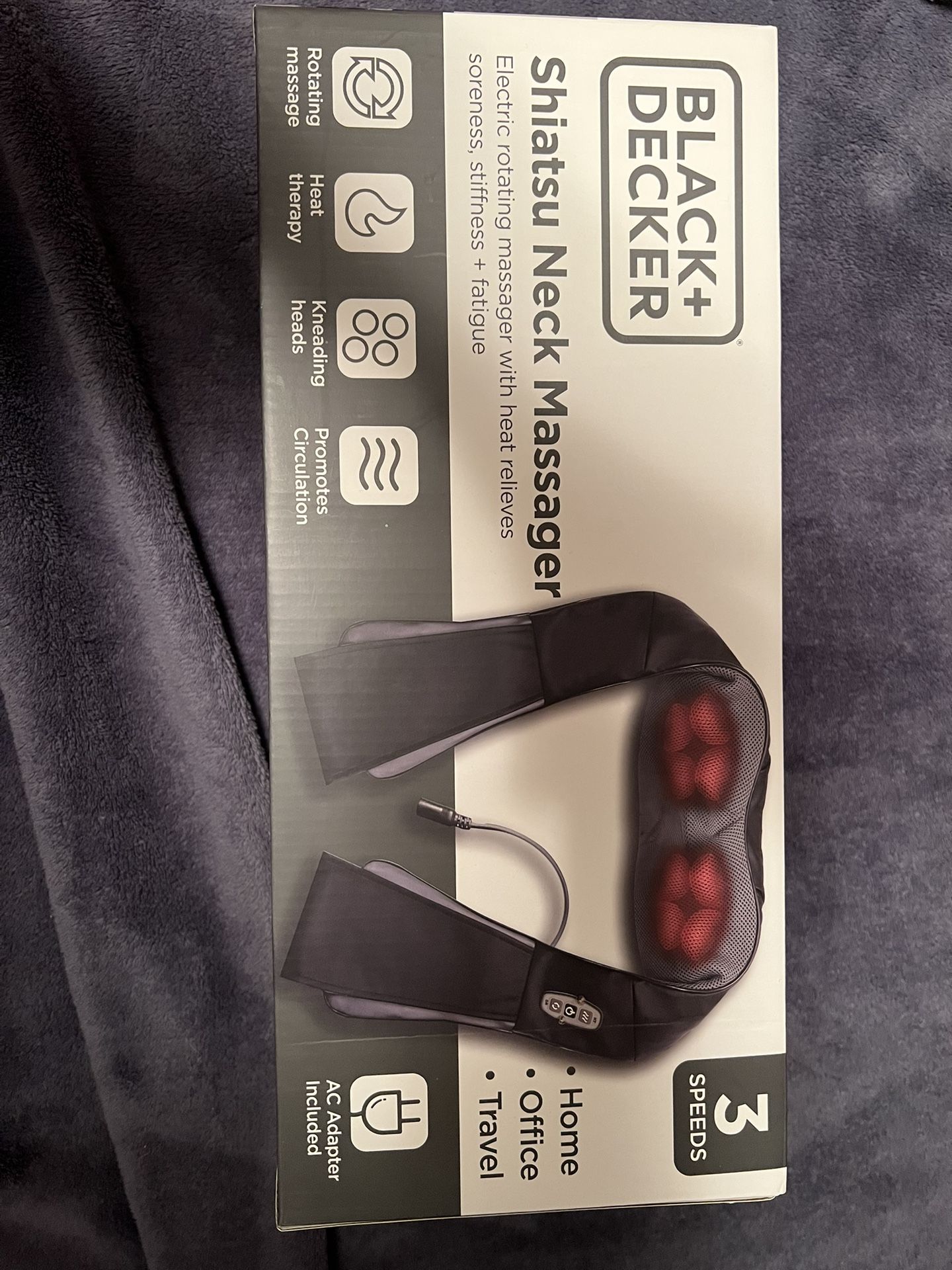 Black & Decker Shiatsu Neck Massager 