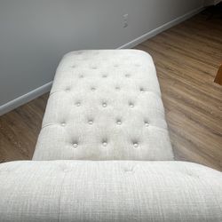 Tufted Chaise Lounge Chair – $150 OBO