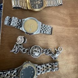 3 Vintage Watches And Bracelet $300