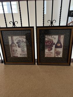 Set Of Two Wall Pictures