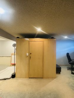 Vintage Walk In Wine Cellar