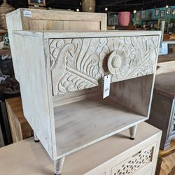 One Drawer Imported Accent Table