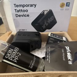 Prinker M Black 3-D Custom Temporary Tattoo Device Printer