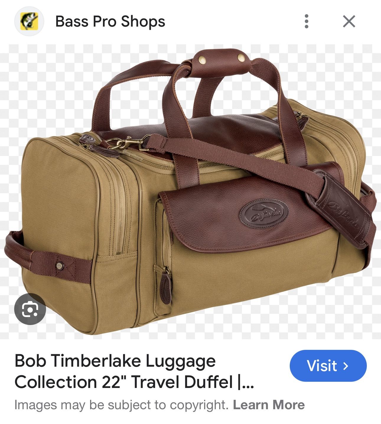 Bob timberlake bag hotsell