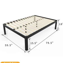 Queen Size Bed With New Mattress 