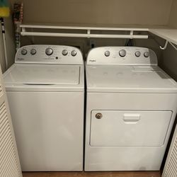 Whirlpool Washer and Dryer Steam
