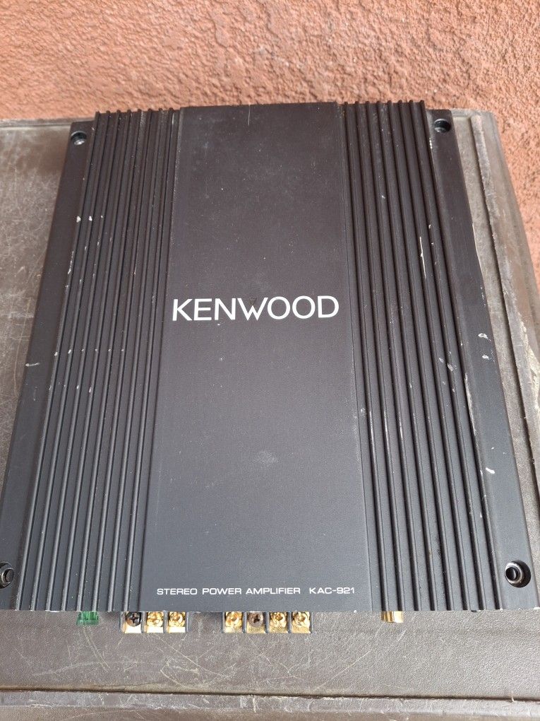 AMPLIFICADOR AMPLIFIER KENWOOD OLD SCHOOL 2 CHANELS GOOD CONDICIÓN ABLO ESPAÑOL