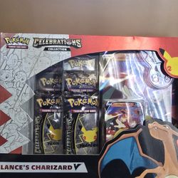 Pokemon Celebrations Lance's Charizard V Collection