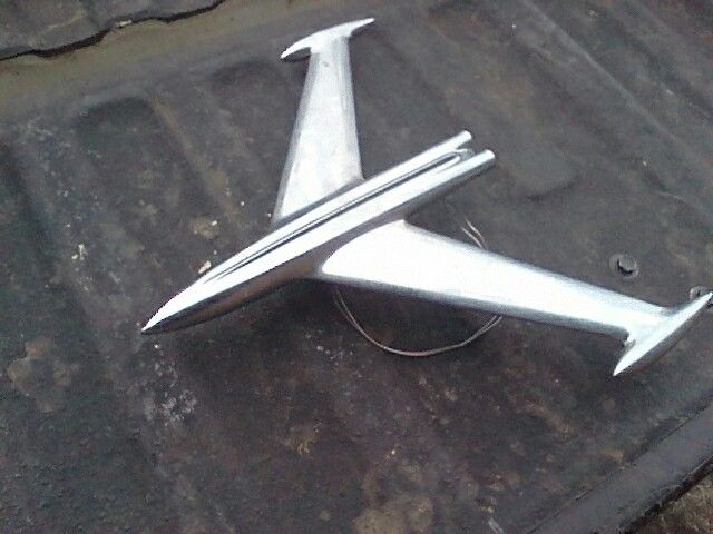 1956 OLDSMOBILE ROCKET 88 JET PLANE HOOD ORNAMENT