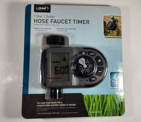 Orbit 1-Dial 1-Outlet Hose Faucet Timer 56619-3