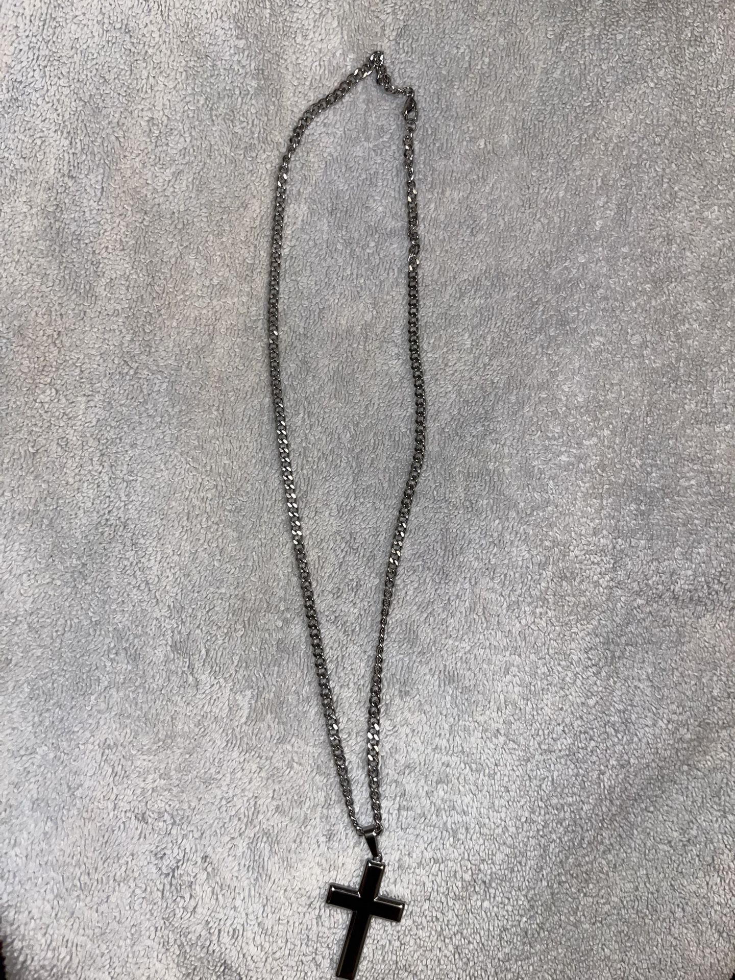 Silver Cross necklace