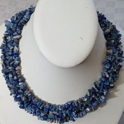 Lapis Lazuli Choker 17"