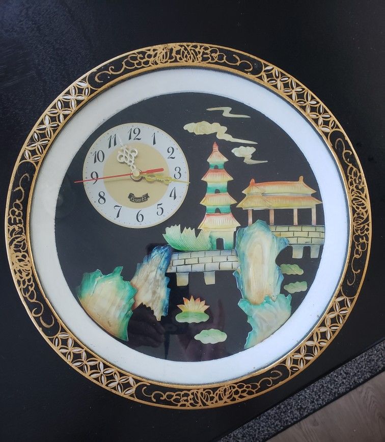 Oriental Inspired Clock