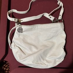 White Leather Coach Purse