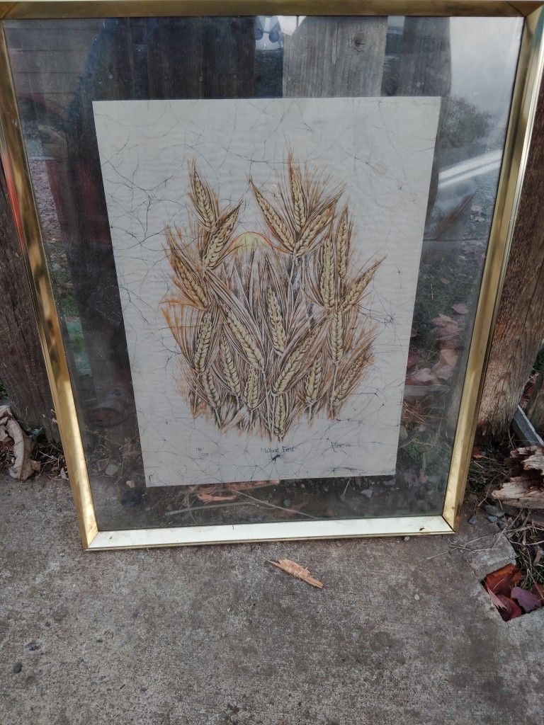 Beautiful Wheat Painting
