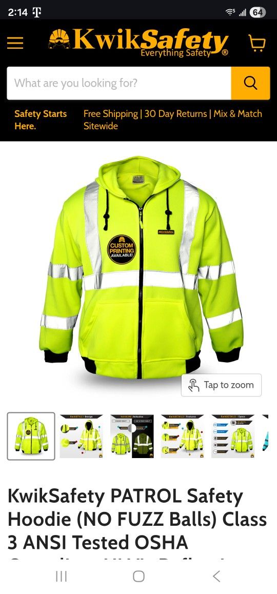 Safety Reflextive Sweatshirt 