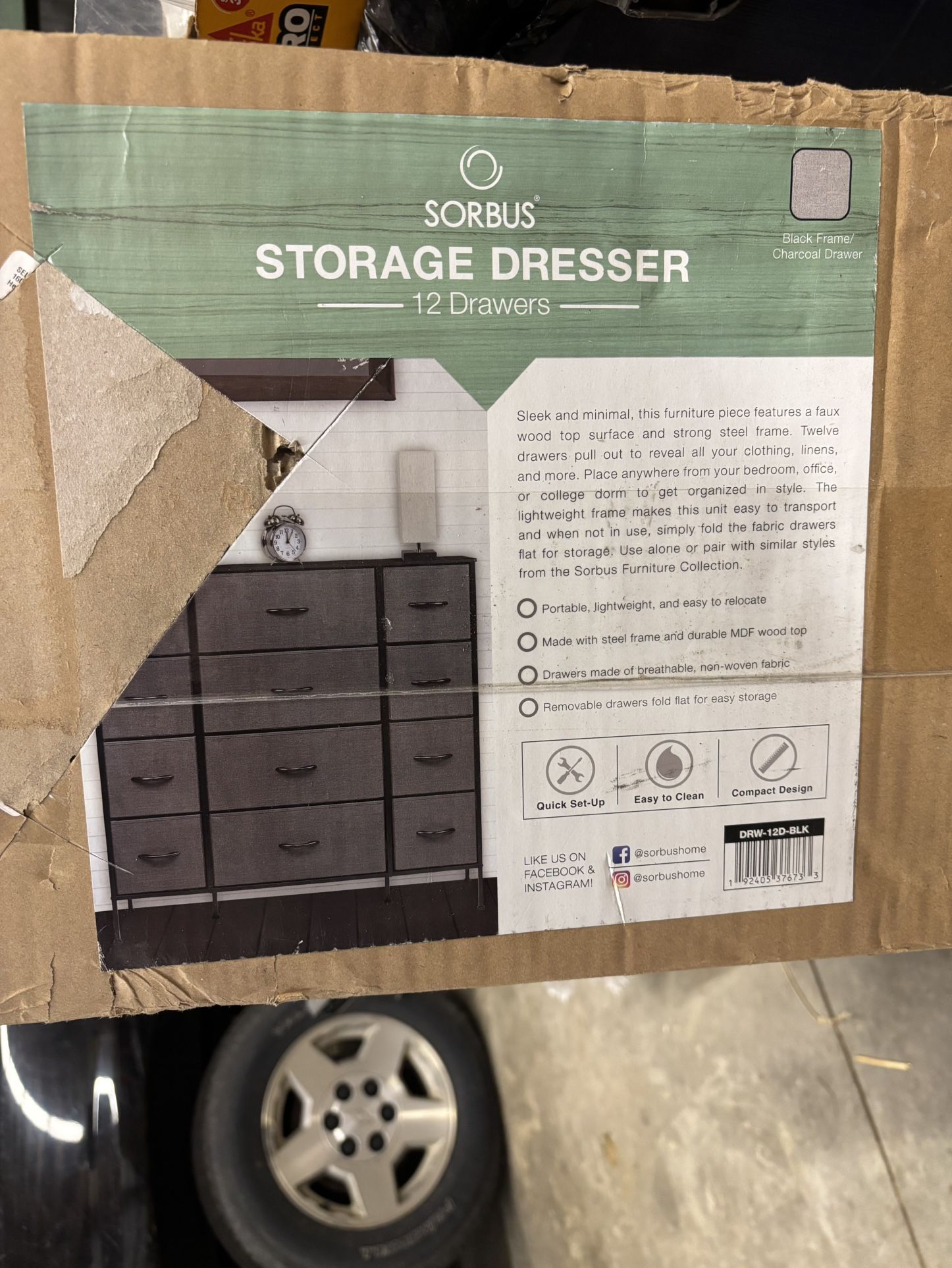 Sorbus Storage Dresser