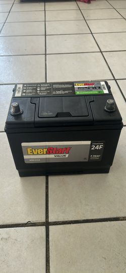 EverStart 24F 600CCA Car Battery - (Never Used) (Bought 5 mo ago) (Great Condition)