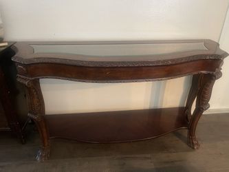 Brown Vintage Entry Table