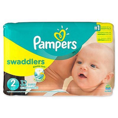 Pampers Swaddlers Diapers, Size 2