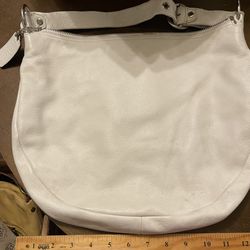 Coach Bag White Leather Nice! 