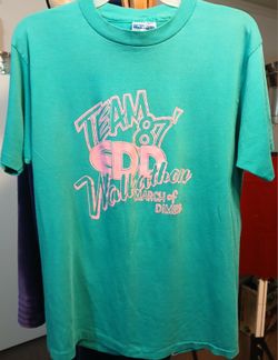 1987 CA EDD March of Dimes Walk-a-Thon T-Shirt (L)