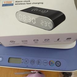 Brand New Pikoy Alarm Clock With Wireless Fast Charging Statioikoyn 