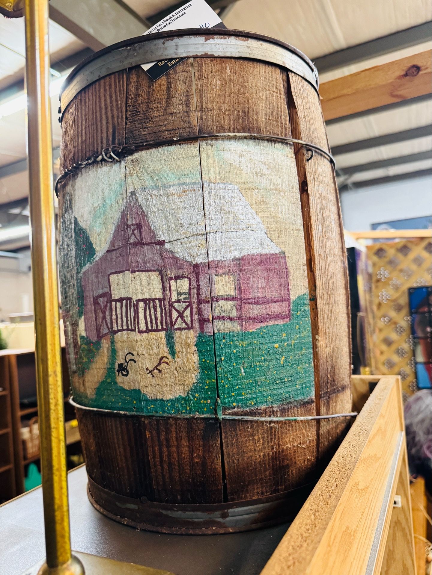 Wood Barrel