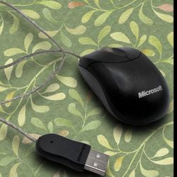 Small Computer Mouse From Microsoft Wired