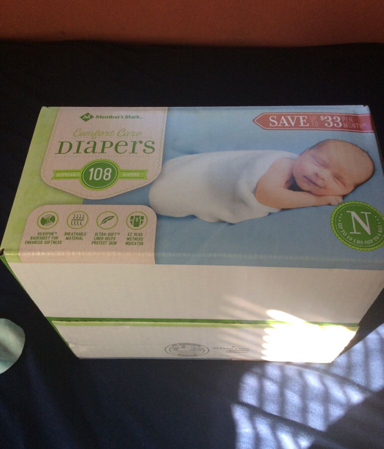 New N diapers