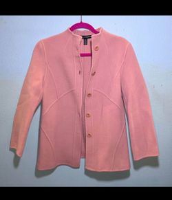 Rose pink 100% wool Coat